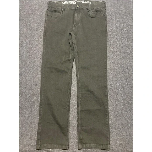 Viktos operatus CCW jeans mens green straight fit 36X32 (tag 36X36) cotton - Picture 2 of 9